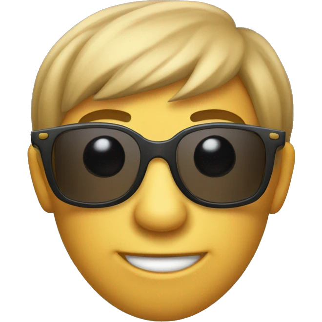 Singe avec lunette de soleil  emoji