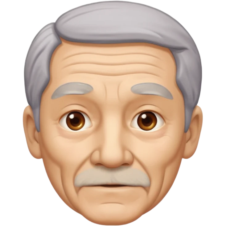 old man  beauty face pack  emoji