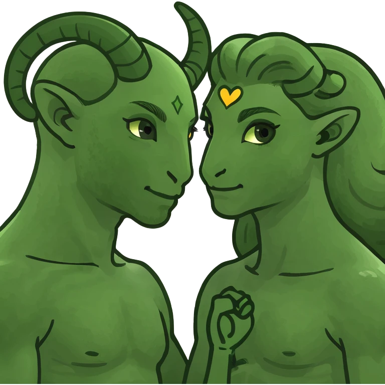 Aries and Sagittarius love emoji