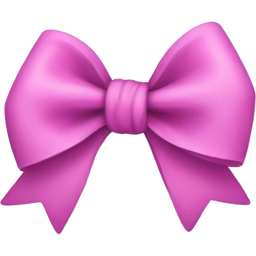Cute bow emoji