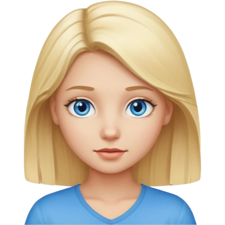 Blond girl emoji