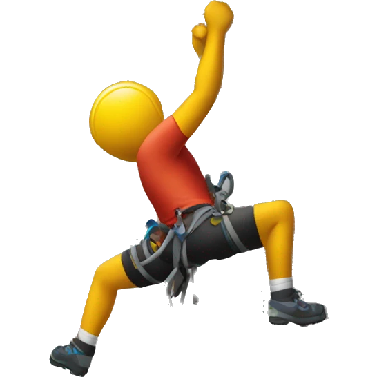climbing emoji