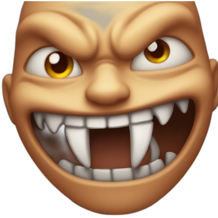 Demonic smile emoji