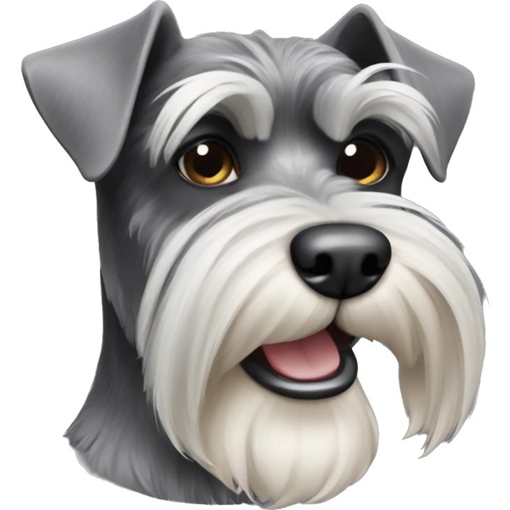 Schnauzer dog emoji