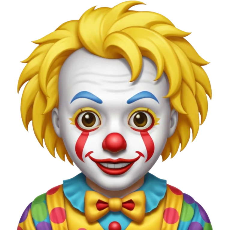yellow hair clown emoji