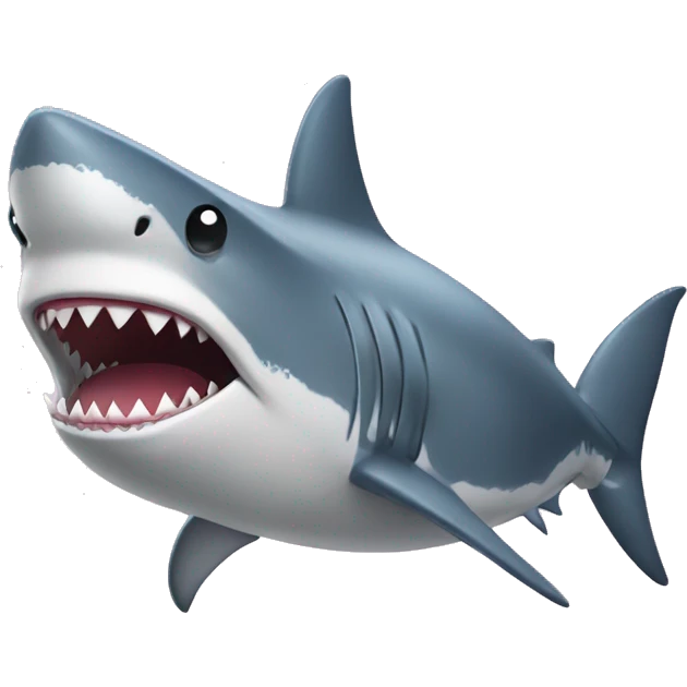 Shark wearing tutu emoji