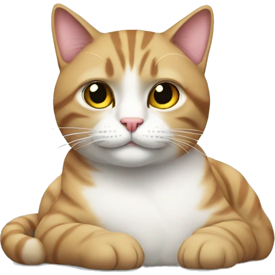 Cat chilling emoji