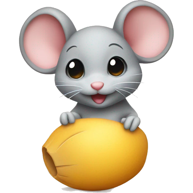 Cute mouse emoji