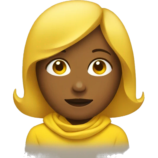 yellow woman relax emoji