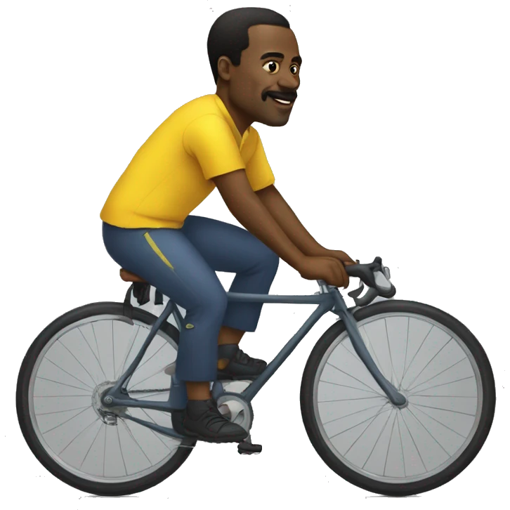 joseph kabila sur un velo  emoji