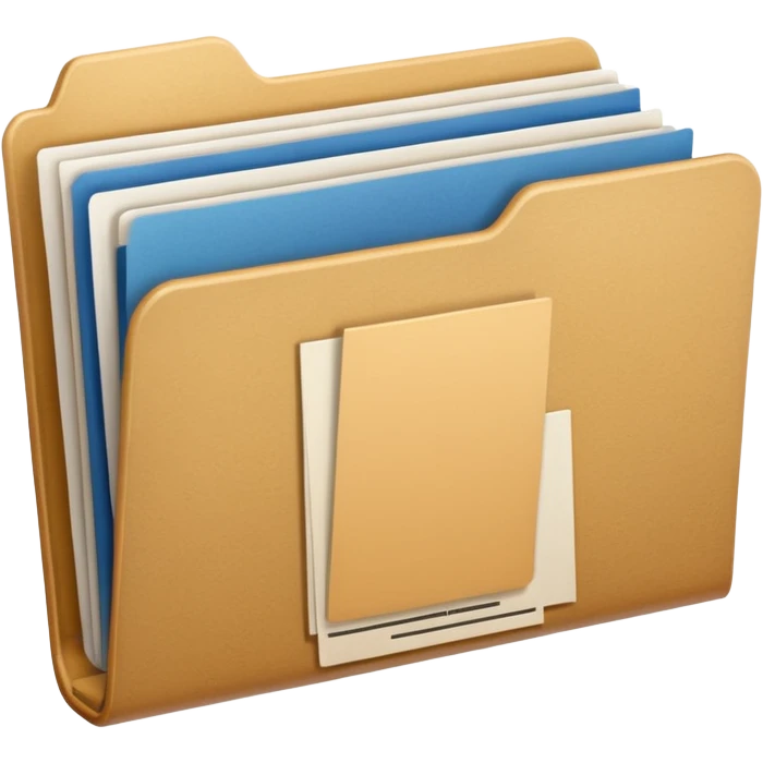 folder with documents emoji