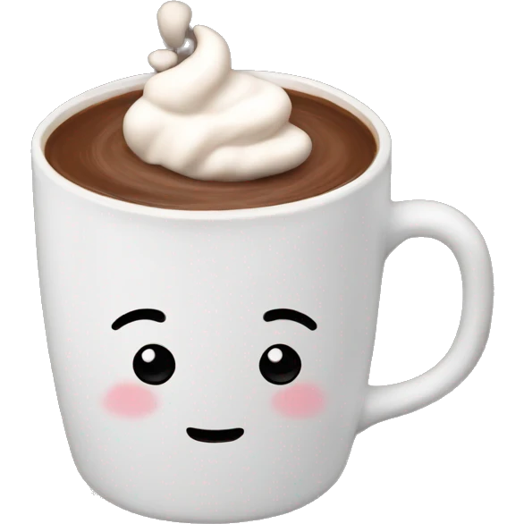Hot chocolate emoji