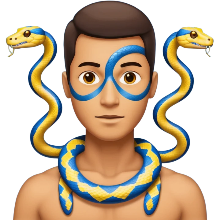 snake electric man emoji