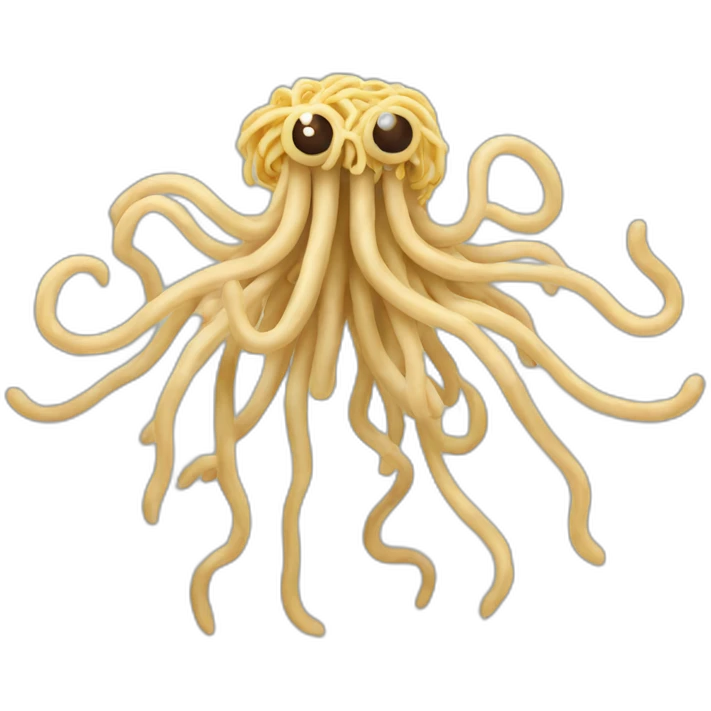 flying spaghetti monster emoji