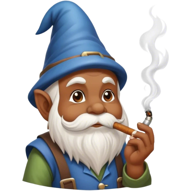 Gnome smoking  emoji