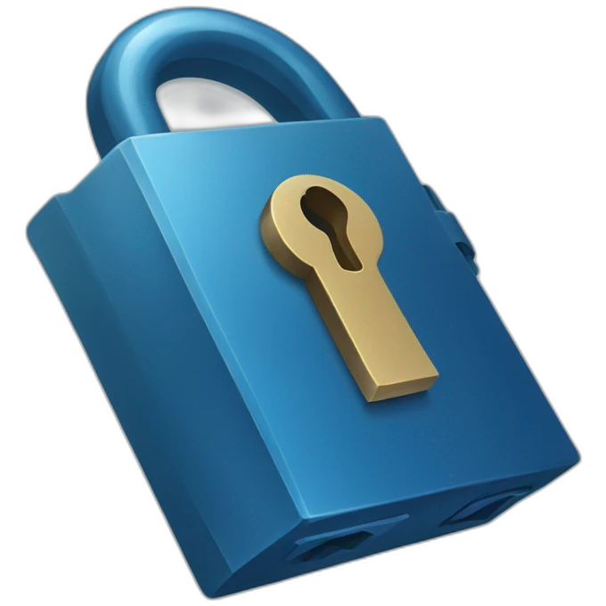 blue lock emoji