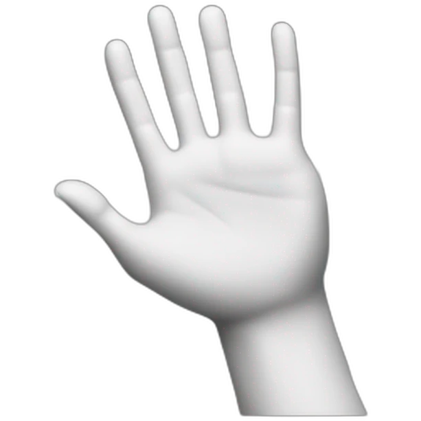elon musk hand emoji