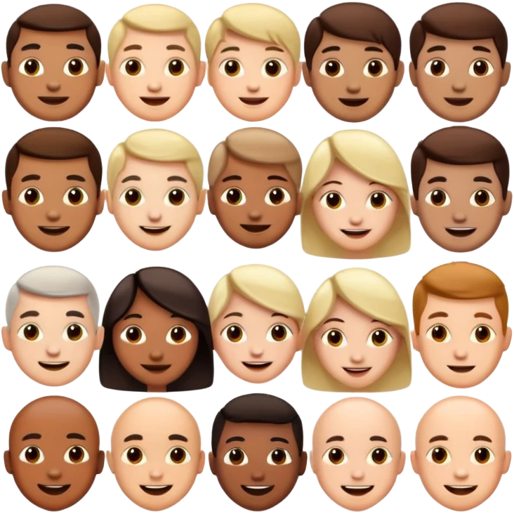 humans with face expressions emoji
