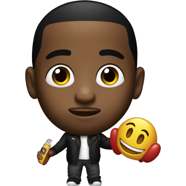 Diddy with a drake toy in his hand emoji