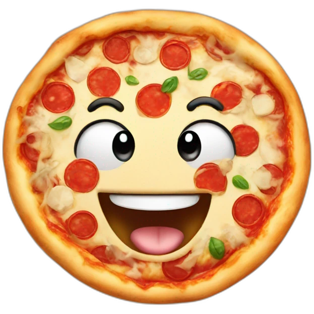 Happy Pizza emoji