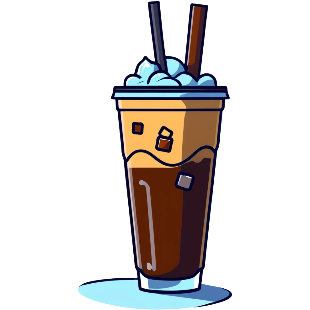 Iced coffee  emoji