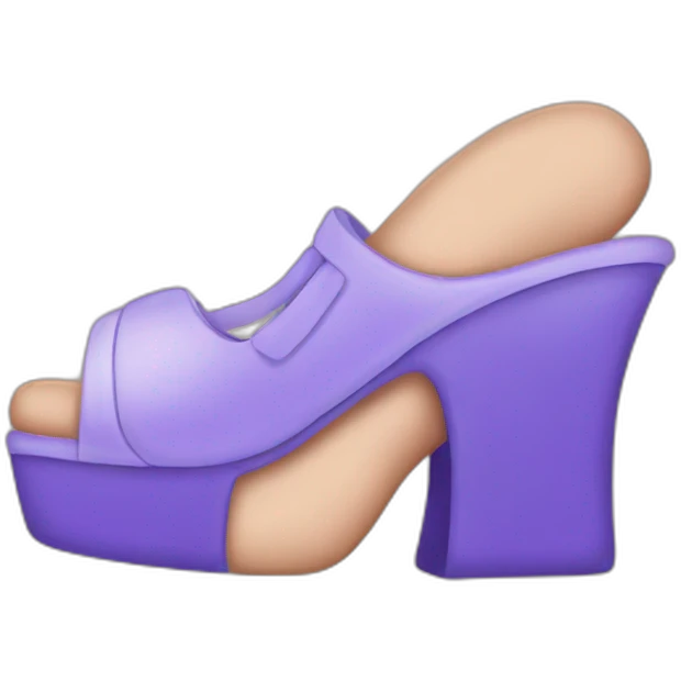 heel and toes emoji