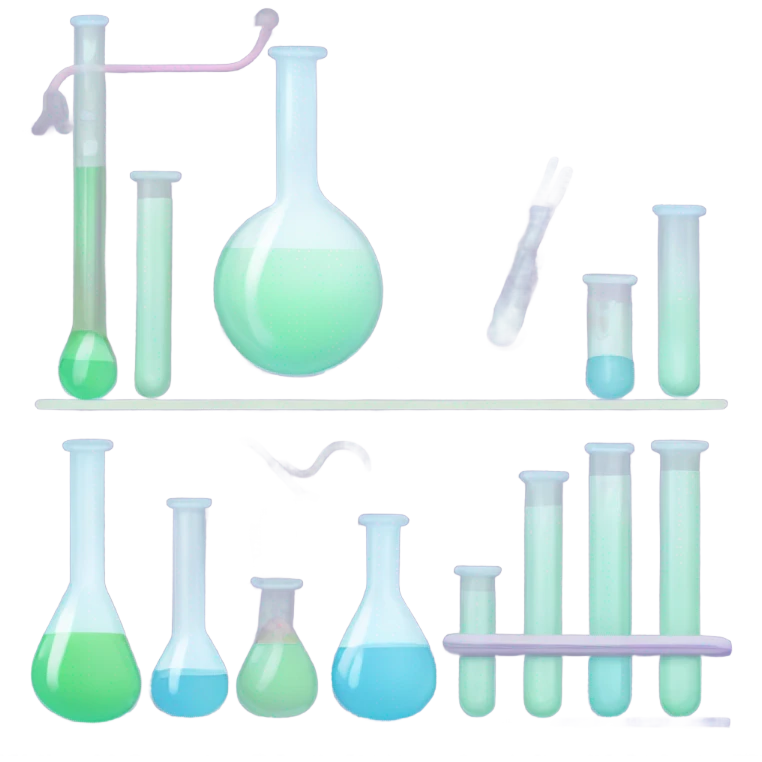 pastel coloured lab stuff  emoji
