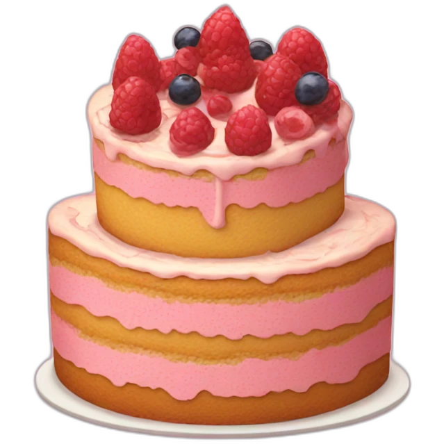 A giant layer cake emoji