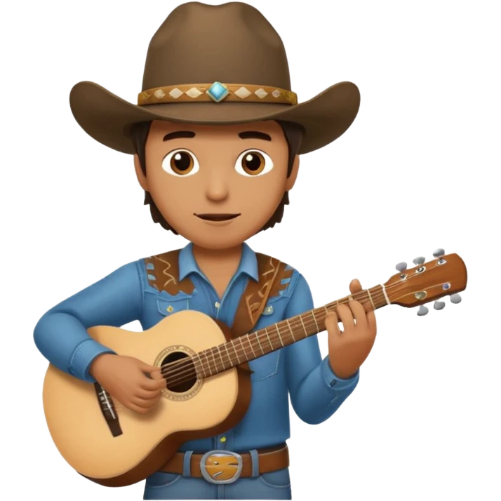 cowboy musician emoji