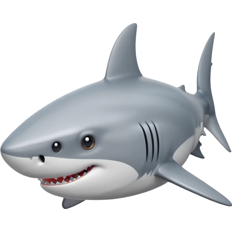 Shark with 🤩 emoji