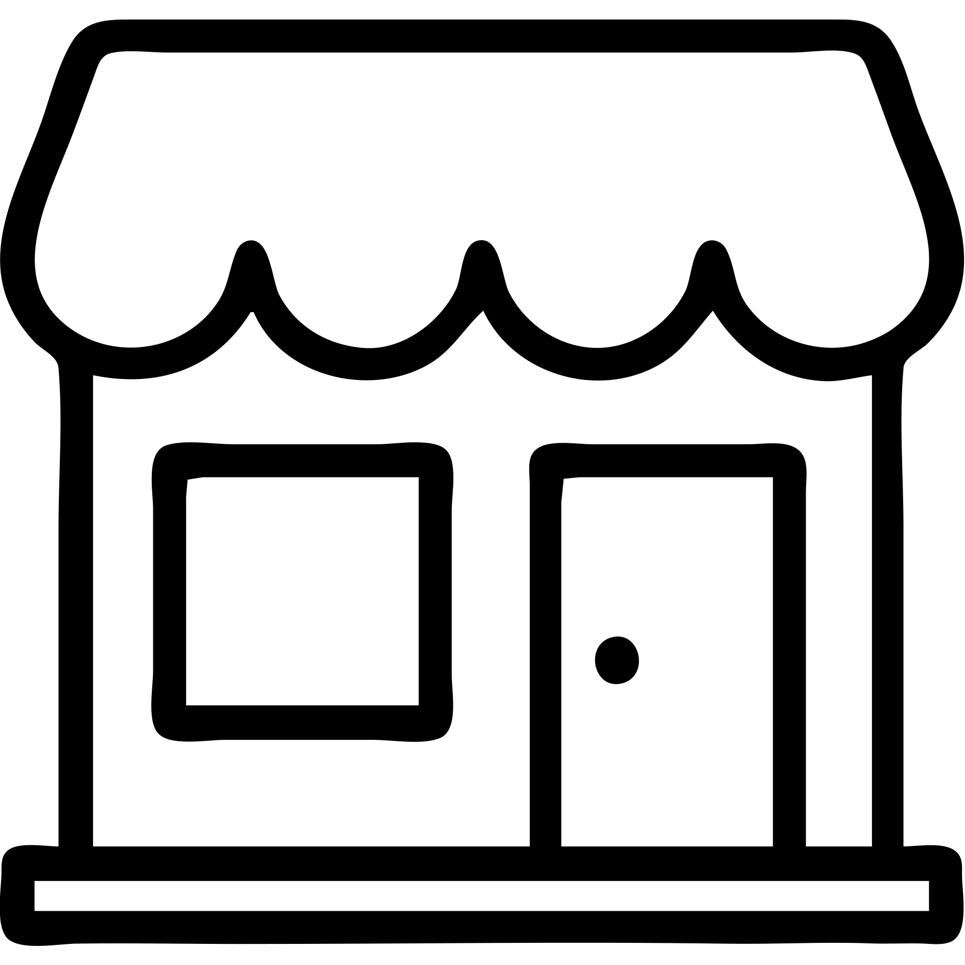 minimalist store icon, simple lines emoji