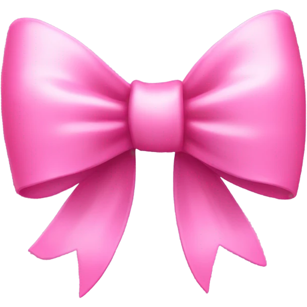 Bow pink emoji