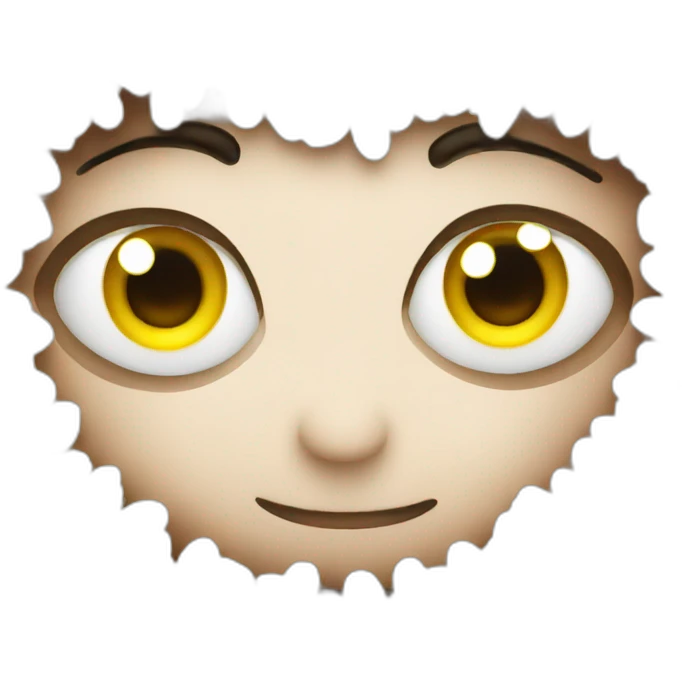 Eyes in rice  emoji