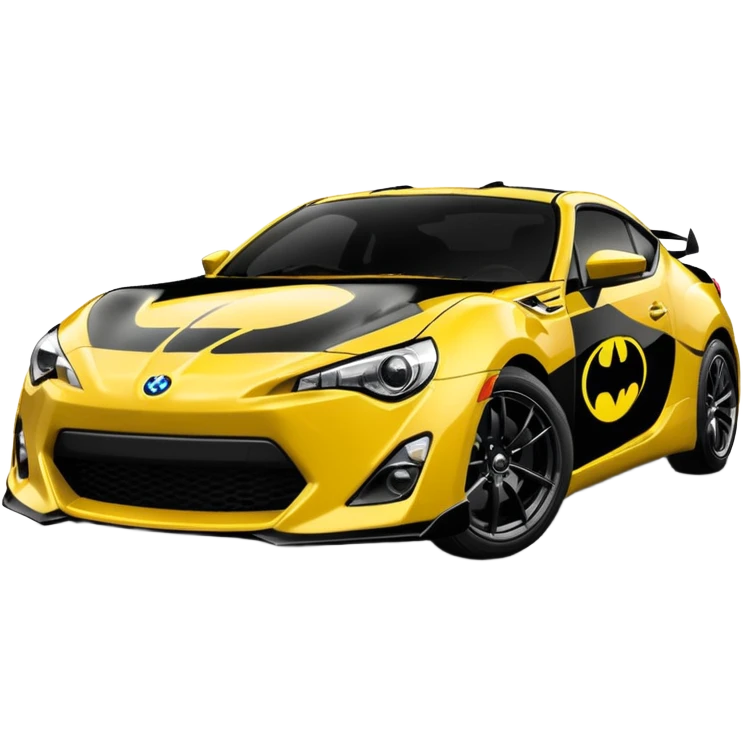  Batman and 60’s Batgirl themed Scion FR-S  emoji