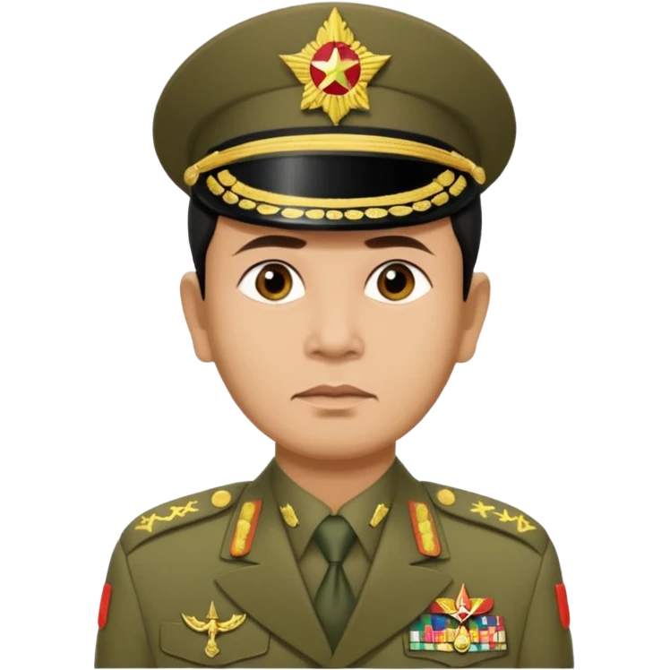 Myanmar junta Min Aung Hlaing emoji