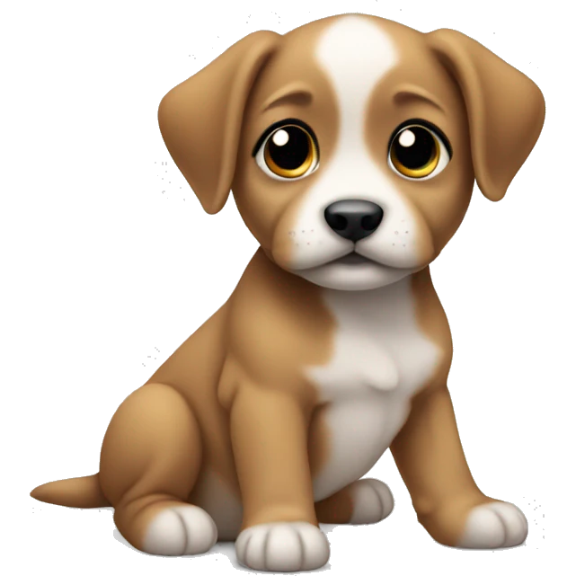 Baby puppy emoji