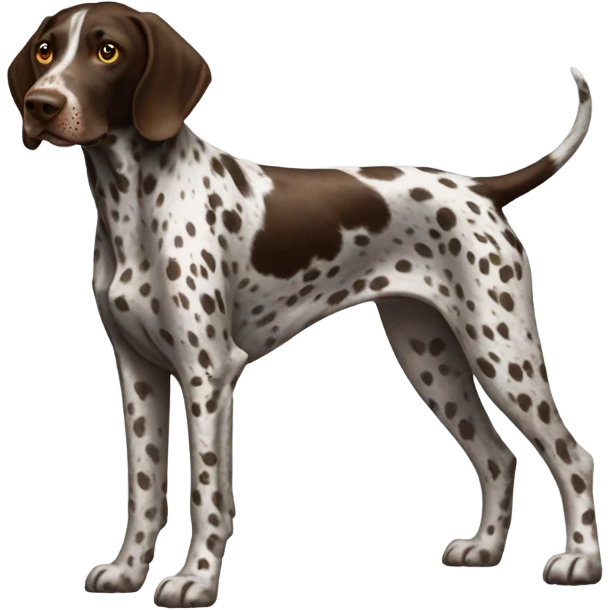 German Shorthaired Pointer with spots emoji