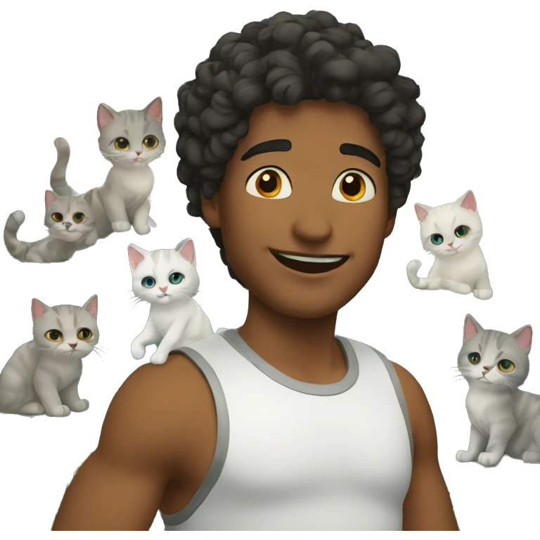8 gatos  emoji