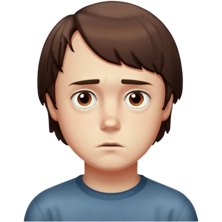 will's from stranger things sad emoji