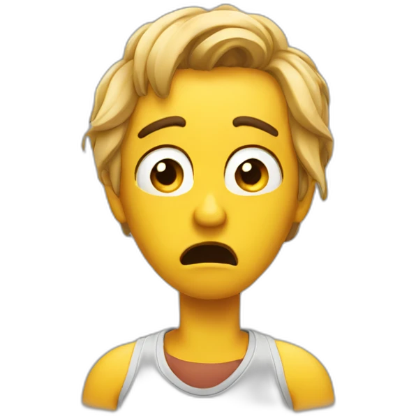 Very bored emoji