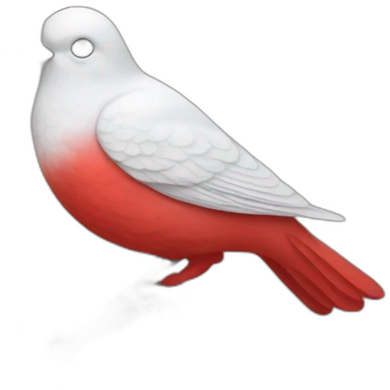 Ukraine, red viburnum dove emoji