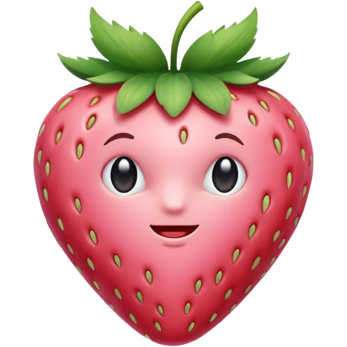 strawberry soft pink  emoji
