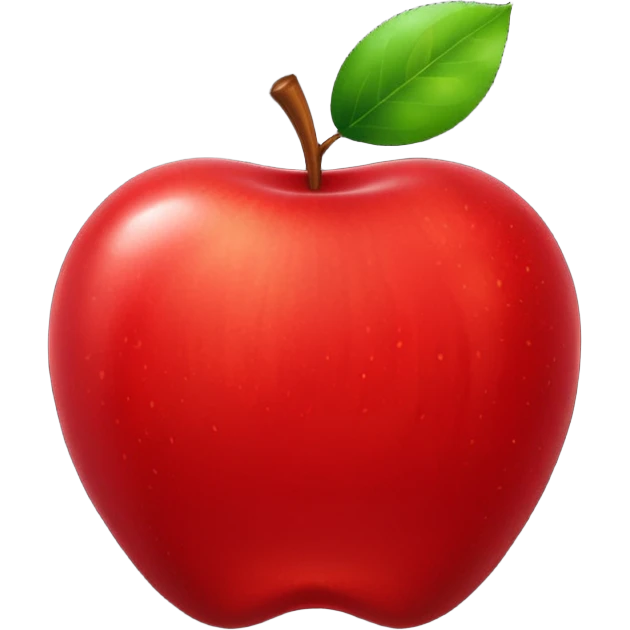 a red apple emoji