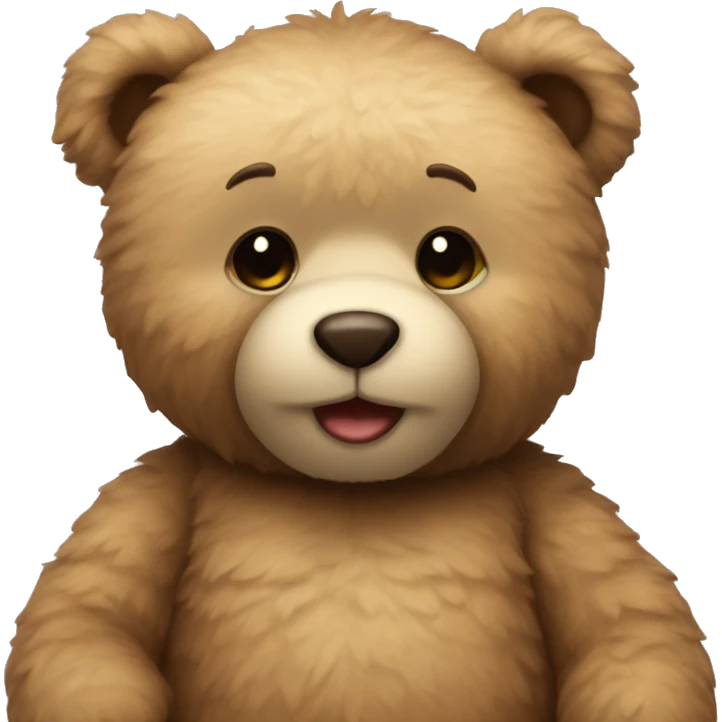 Teddy bear in love emoji