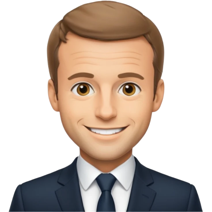 Un emojin de Emmanuel Macron  emoji