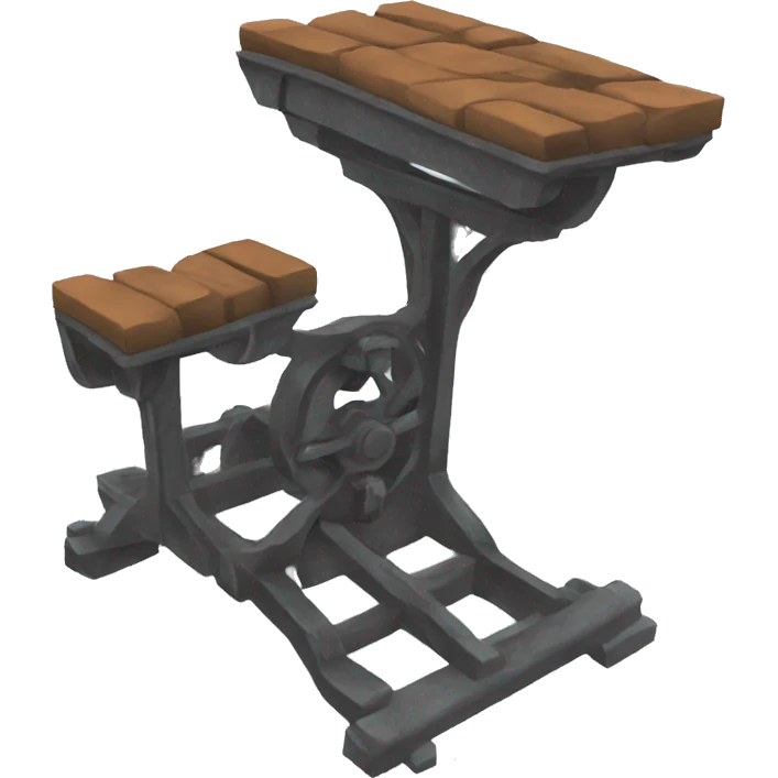 cast iron metal platform emoji