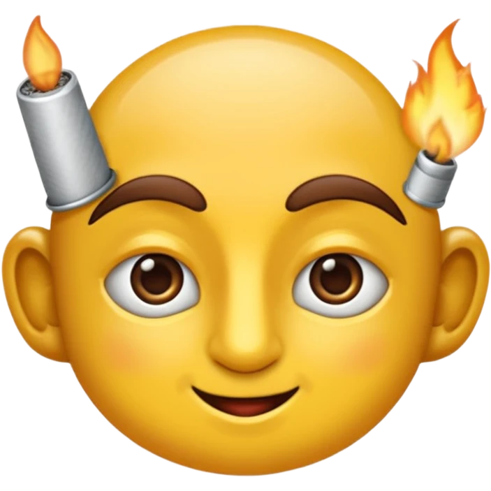 Göz Kırpan, Kafasinda Yamuk Kral Tacı Olan ve Ağzında Sigara Olan  👌 işareti yapan emoji emoji