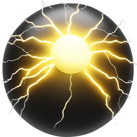 Orb of electricity  emoji