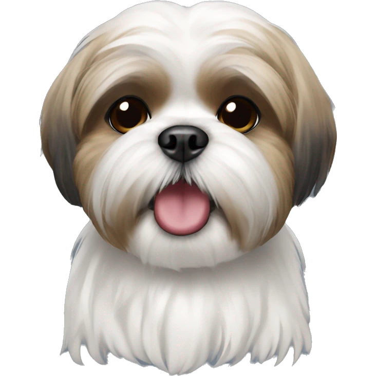 Shih tzu with underbite  emoji