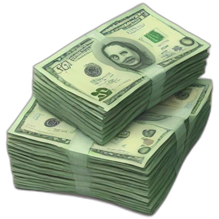 wad of chilean peso bills emoji